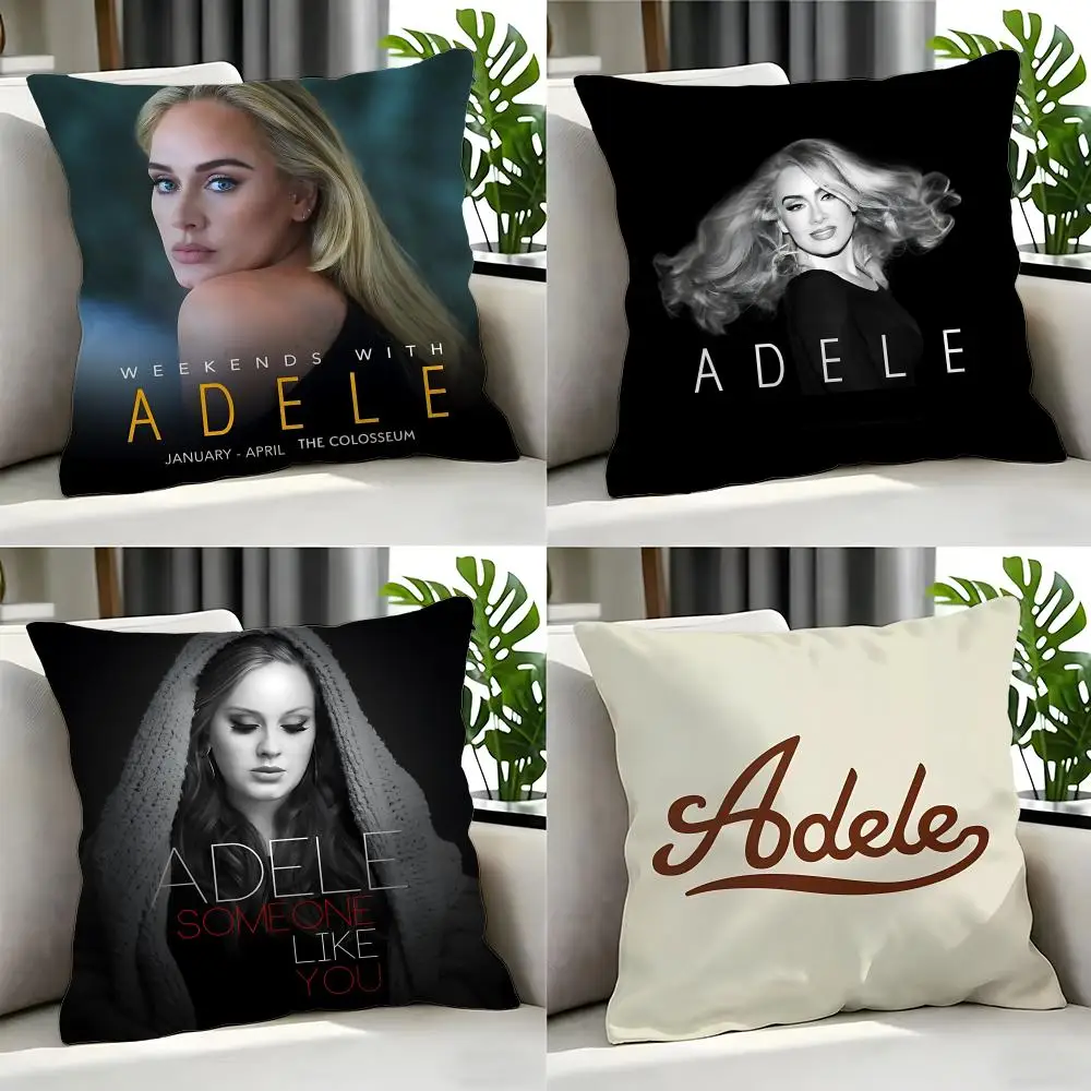 singer - Adele Cushion Cover Cushion Cover Set 4Pcs 50x50 45x45 40x40 Pillowcase Decorative Sofa Home Decor