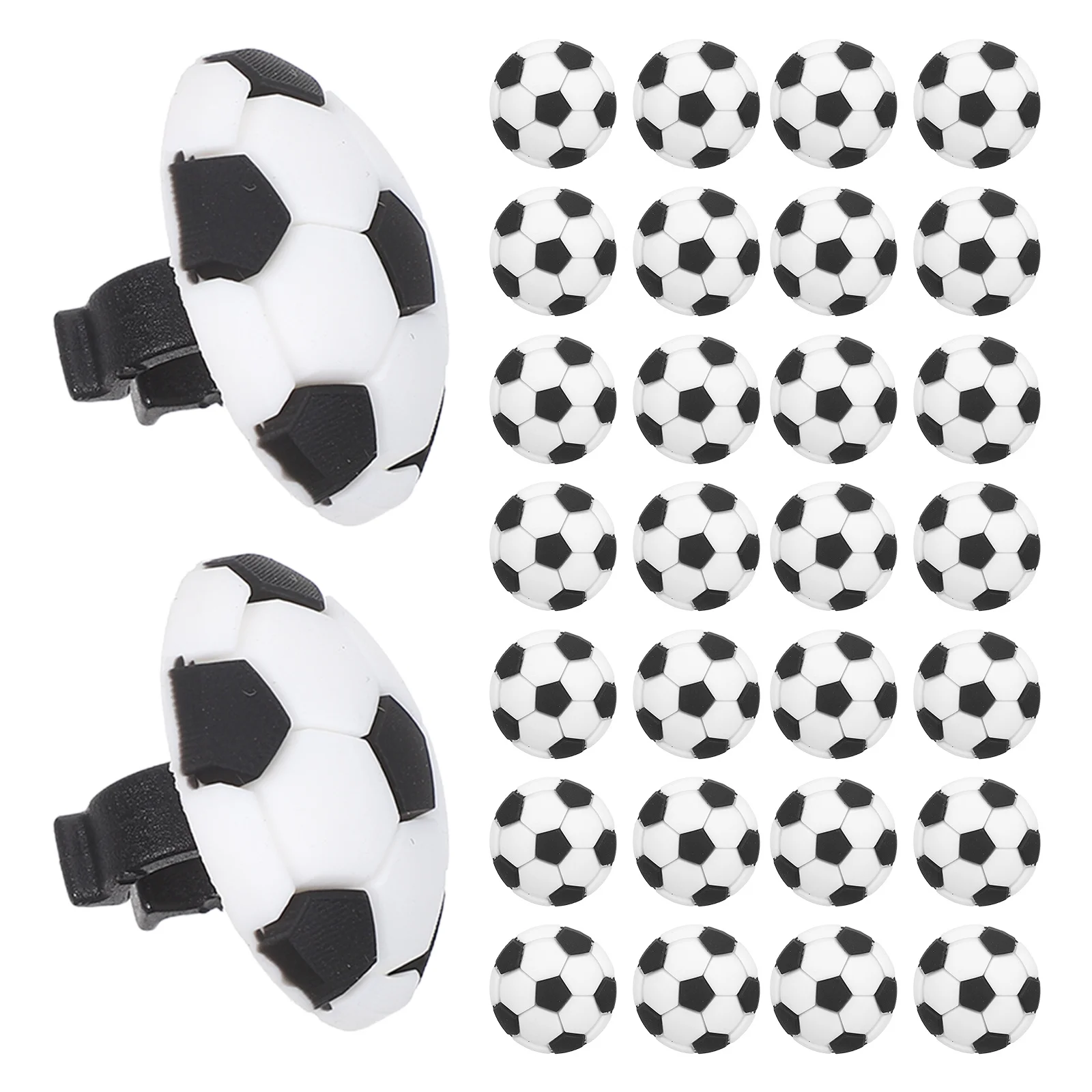 

30Pcs Soft PVC Soccer Pencil Clip Cute Football Classroom Rewards School Supplies Pen Charm Accessories