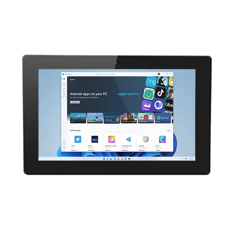 Android Tablet 10-Inch IPS Multi-Touch VESA Wall Mounted POE 2GB Memory Capacity OEM Factory CE ROHS Certified Front