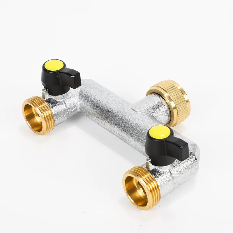 

Gardening irrigation watering diverter two-way valve water pipe joint controllable valve switch water pipe accessories 100m