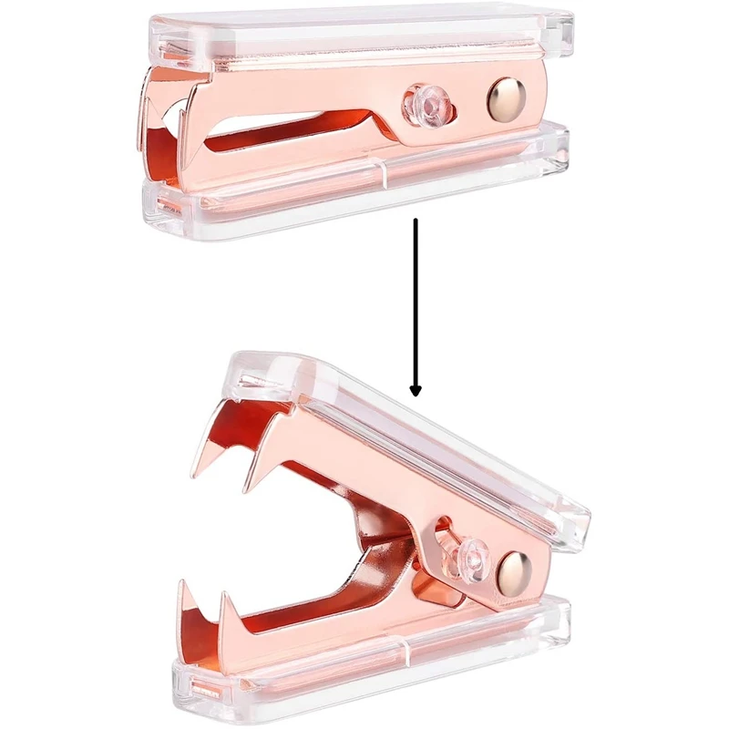 Desk Accessories 4 Kit, Office Supplies Set, Tape Dispenser, Staple Remover, And Staple Set With Brass 24/6 Standard