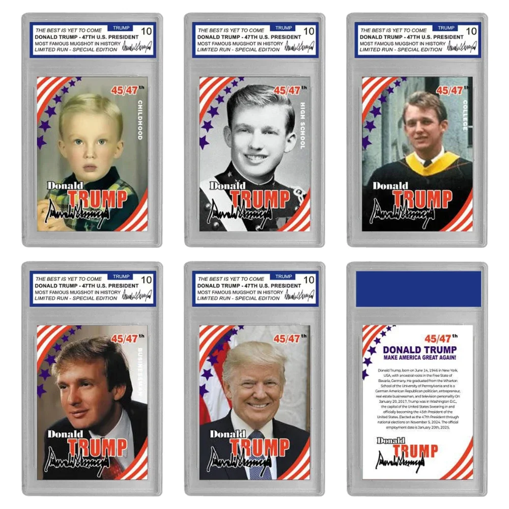 New US President Donald Trump Lifetime Ticket Cards Trump Trading Cards for fans Gifts