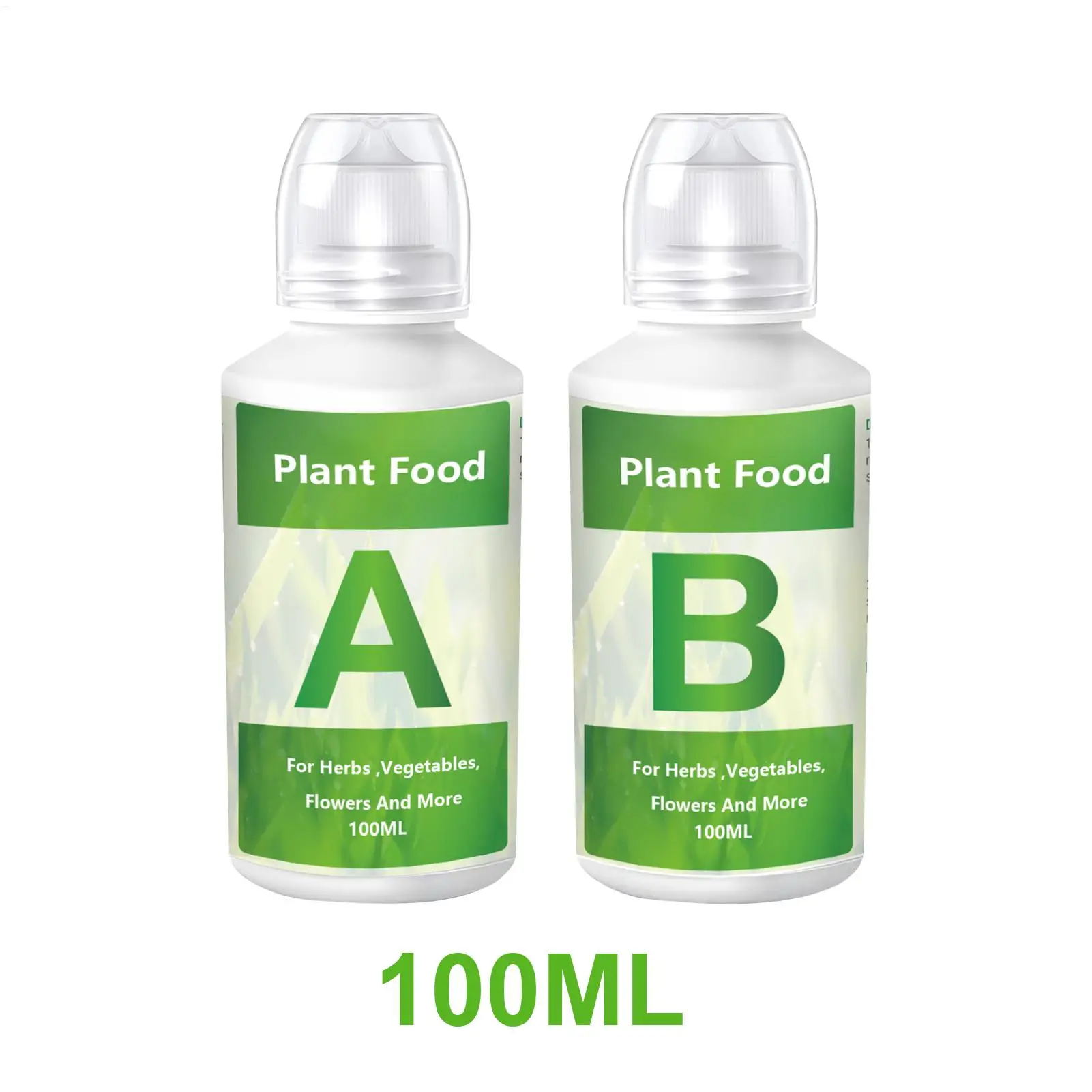 Hydroponic Plant Food Vegetable Growing Nutrients Organic Plant Food A & B Liquid Hydroponics Fertilizer Hydroponic Nutrients