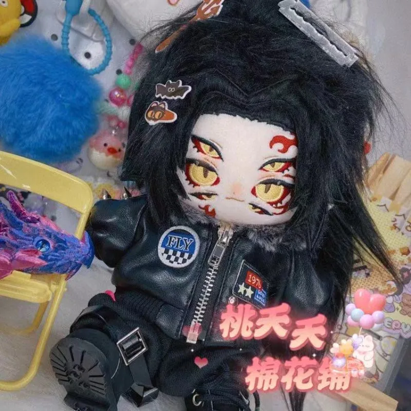 Anime Kokushibo Attribute Soft Plush Cosplay Cotton Doll  Body Pendant Toy Cute Doujin Dolls Figures Gifts 10cm