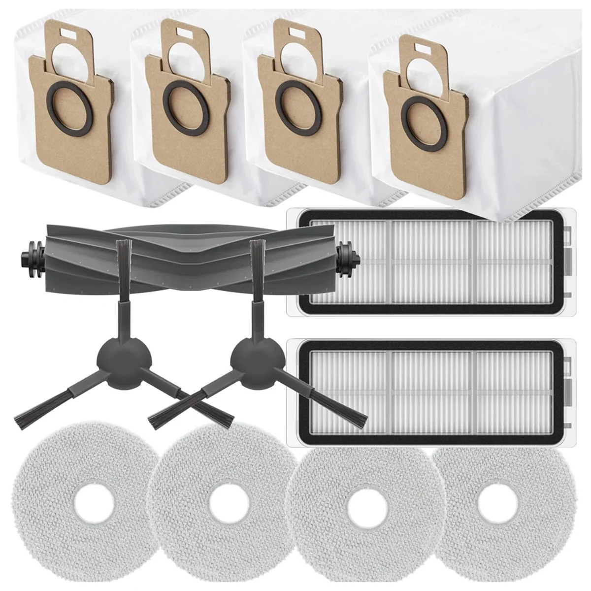 

Hot sale For L20 Ultra Robot Vacuum Main Side Brush Hepa Filter Mop Cloth Dust Bags Accessories