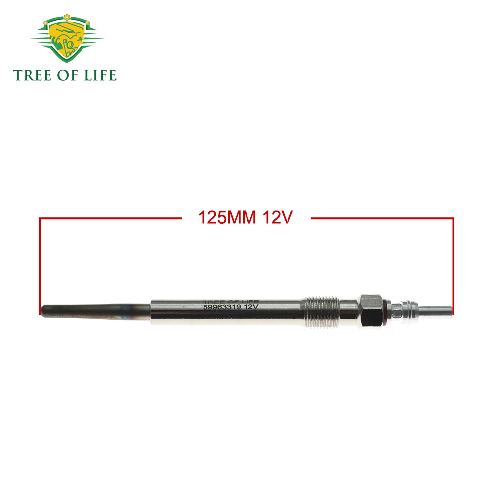 4/6x 12V Dual Core Diesel Heater Glow Plug For AUDI A4 Avant B5 B6 B7 A6 C5 A8 D2 D3 2.5 TDI 1997-2005 059963319A 059963319