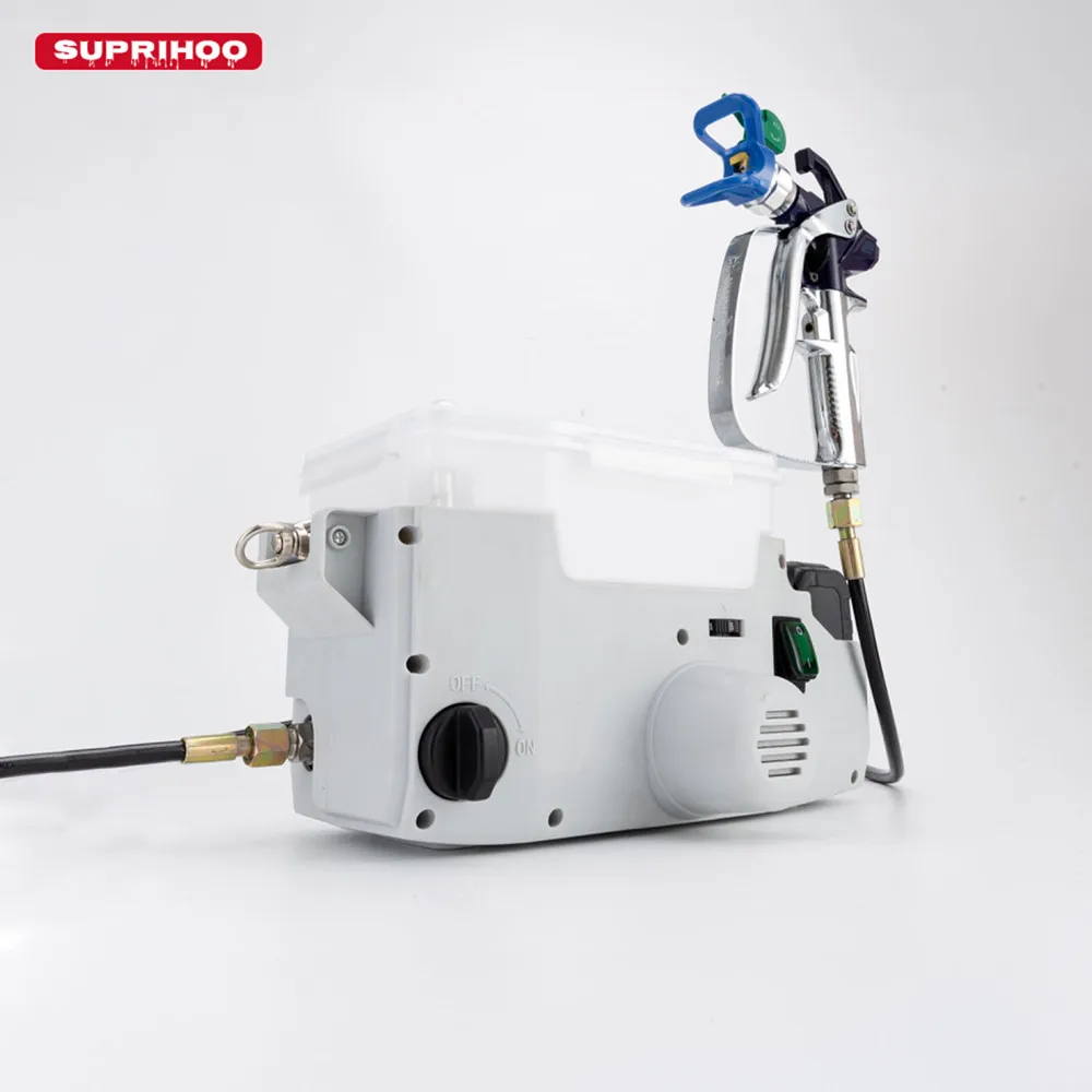 Spruzzatrice Airless ricaricabile zaino mobili strumento di spruzzatura della parete vernice regolabile a 6 velocità/vernice in lattice