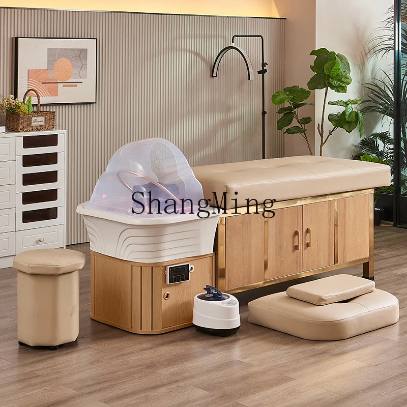 

CL Chinese StyleBeauty Salon Hair Salon Ear Cleaning Shop Ceramic Basin Head Therapy Bed Water Circulation Steaming