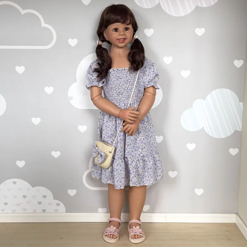 

120cm Simulation Doll Cute Girl 5-6 Year Old Girl Doll Shopping Mall Creative Personalized Decorations Children Clothing Model