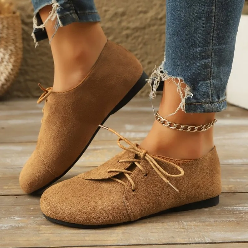 

New Women's Loers Bow Decor Pointed Toe Flat Shoes for Women Patent Leather Shallow Mouth Commuter Daily Casual Shoes Plus Siz