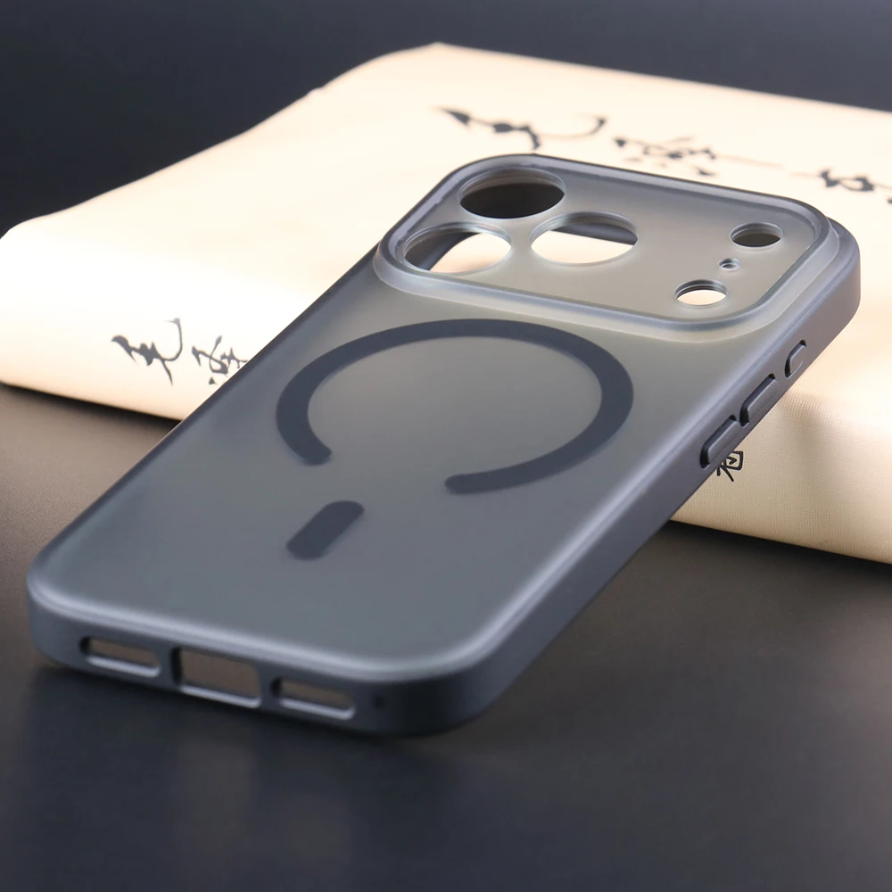 UGOjP Magnetic Case For iPhone 17 Pro Max 17 Air 17 Pro 17 Frosted Phone Case MagSafe Wireless Charging Matte Protective Cover - Image 4