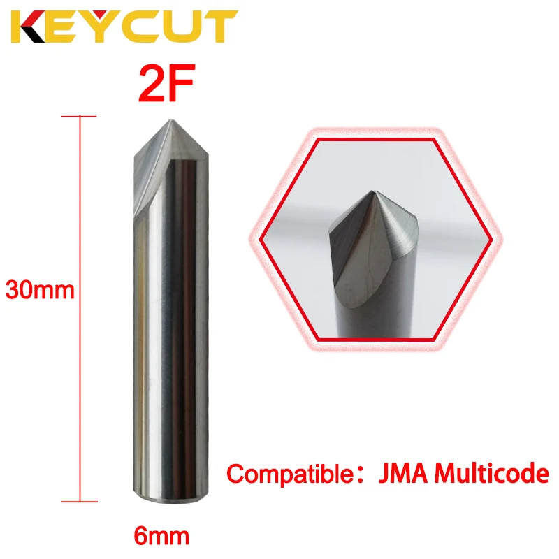 

JMA Multicode Cutter 2F Milling Cutter 90° in Carbide Aftermarket Locksmith Tools