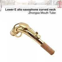 Cork Alto Reduce E Adjustment Saxophone Curved Neck Zhongsa Blowing Mouth Neck Tube Alto Saxophone Musical Instrument Accessorie
