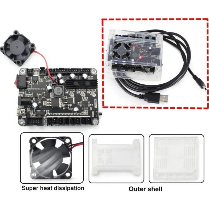 CNC 3018 Pro Max 3 Axis Desktop DIY Mini Wood Router Kit PCB PVC Milling Engraver Engraving Carving Machine
