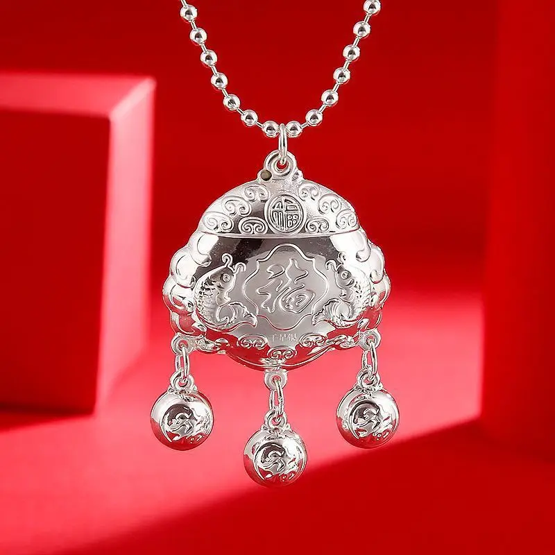 Twelve Zodiac Signs Peace And Longevity S999 Lock Silver First Birthday