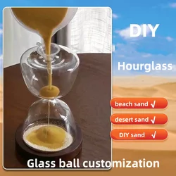 DIY Manual filling custom glass balls hourglasses crystal Color quality sand crafts Creative souvenirs