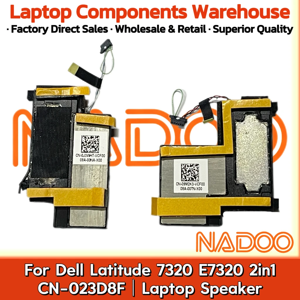 New Original Laptop Notebook Audio Speaker For Dell Latitude 7320 E7320 2in1 CN-023D8F built-in speaker horn audio
