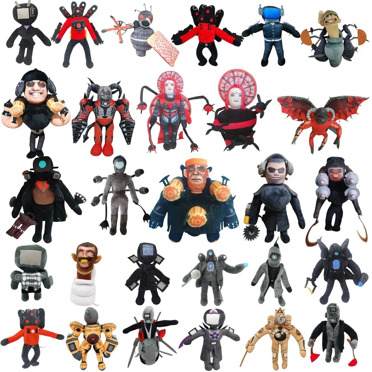 

Skibidi Toilet Plush Titans TV Man Titan Computer Man Toy Titans Drill Man Titan TV Super Electric Drill King Plushie Soft Toy
