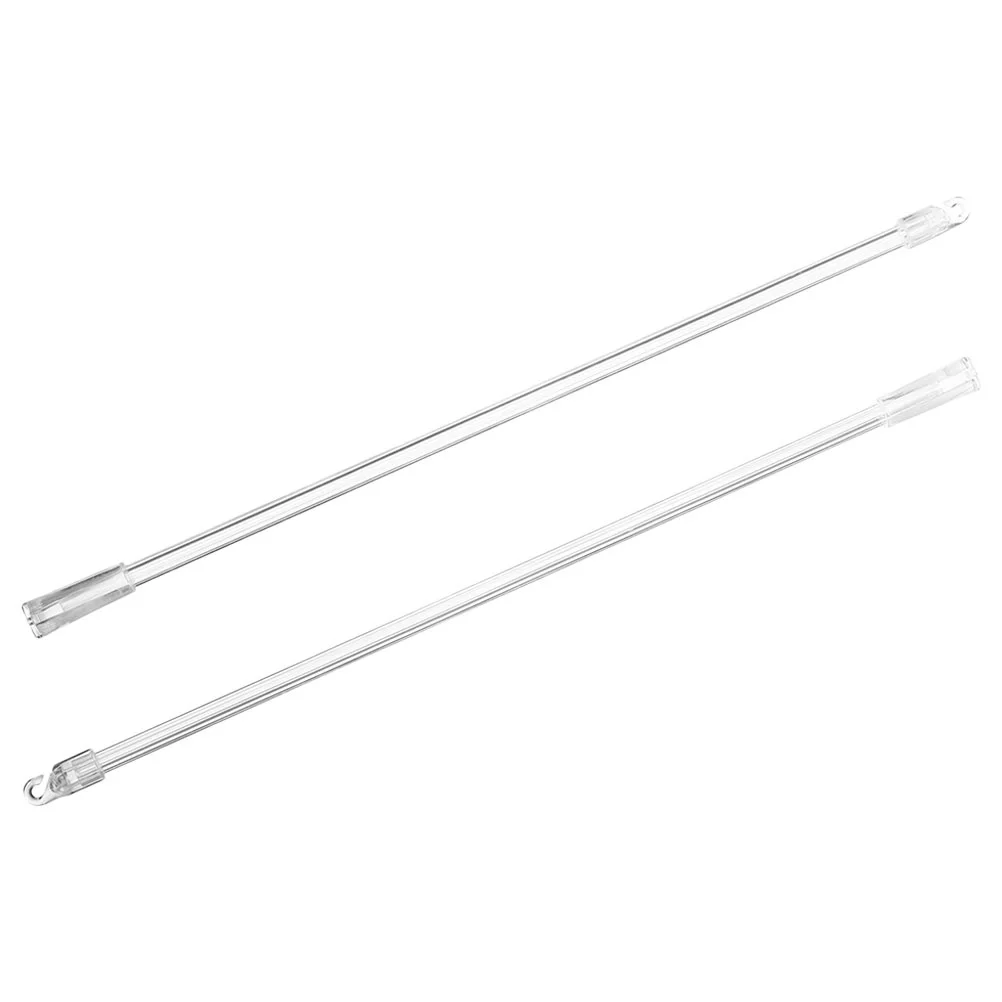 

2pcs Curtain Accessories Blind Wand Drapery Pull Rod Aluminum Curtain Stick Replacement Easy Install Drapery Wand