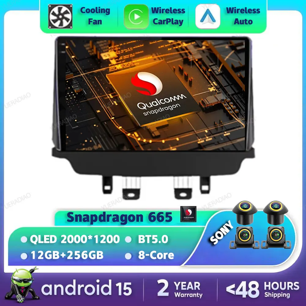 

Автомобильный радиоприемник Android 15 для Mazda CX-3 DK Mazda 2 DJ 2014-2023 GPS NAVI Головное устройство QLED Мультимедийный стерео видеоплеер BT 4G WIFI