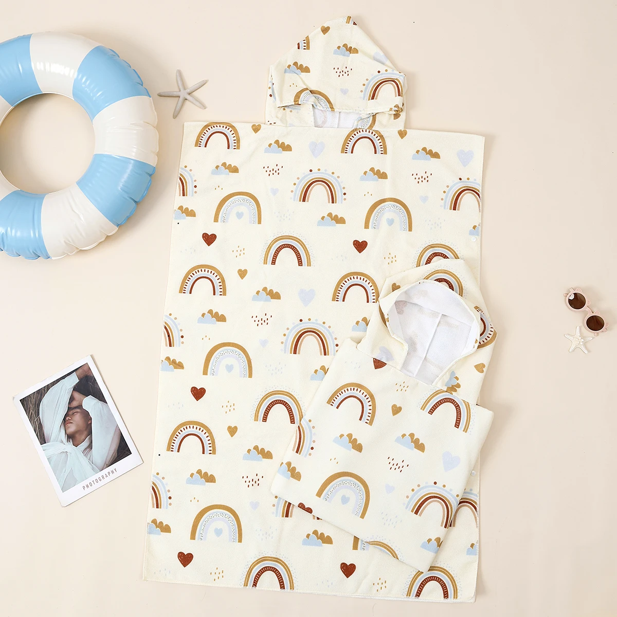 엘린펀트 속건 마이크로파이버 성인 아동 유아 목욕 타월 부드러운 후드 타월 목욕가운 후드 목욕 타월 (성인 및 아동용)