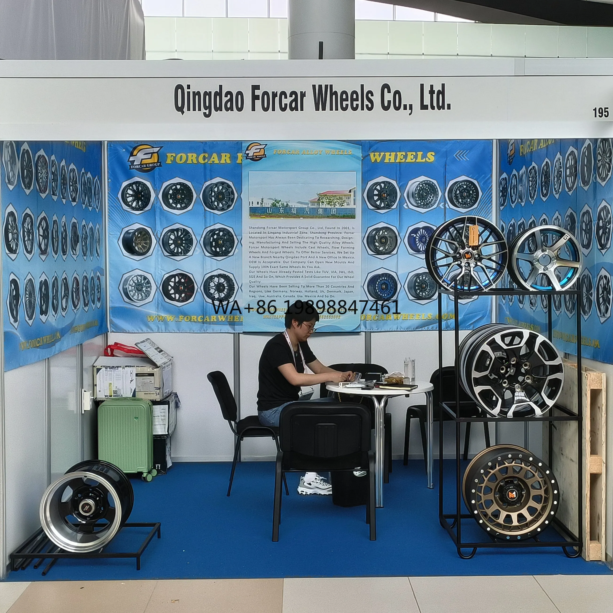 

Forcar Custom Gloss Black Double Color T6061 Best Price 18 Inch 19 Inch 5*112 5*114.3 New Forged Wheels for Luxury