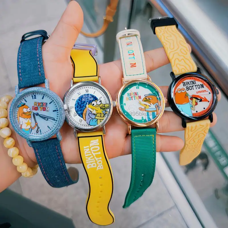 Original Bikini Bottom Resident Passerby Fish Watch Series Blind Box Armbanduhr Niedliche Überraschungsbox Cartoon Kawaii Geburtstagsgeschenke