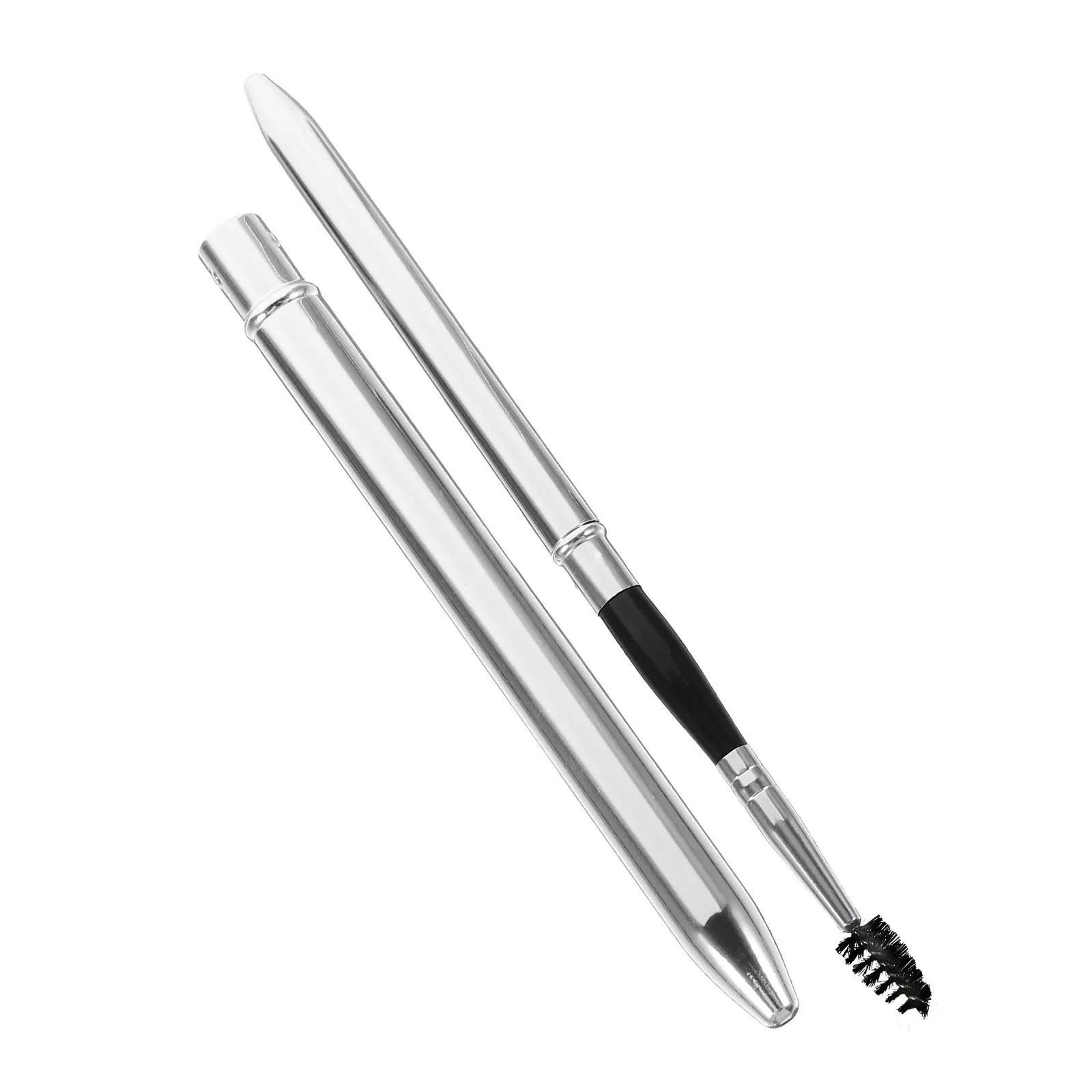 Rust-Resistant Eyelash Brush Set 2pcs – Portable Lash Wands for All Lengths, Compact Eye Beauty Tool