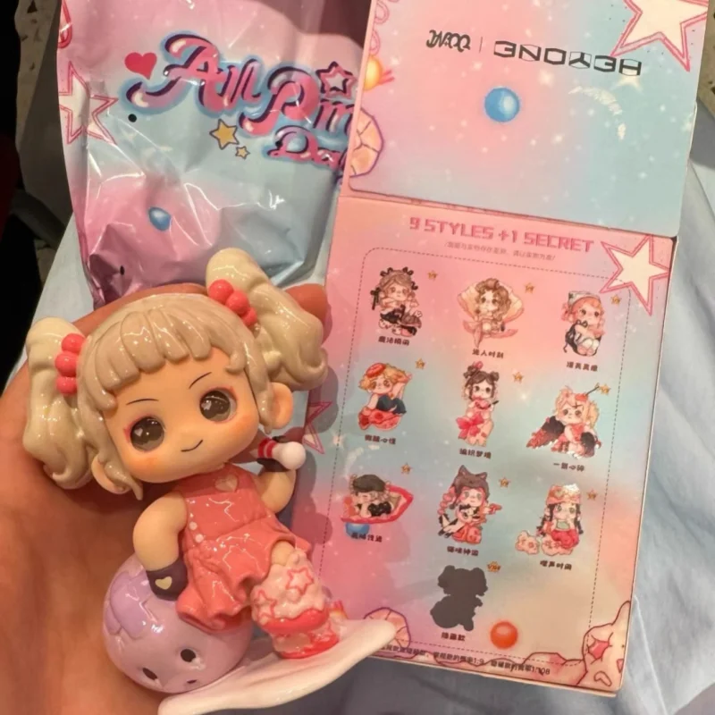 

Oona All Pink Day Series Blind Box Cute Cartoon Anime Doll Model Trendy And Fashionable Toy Room Desktop Decor Toy For Kids