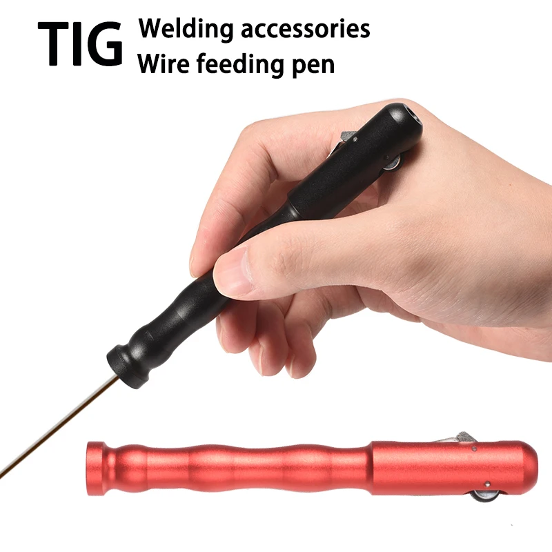 

Tig Pen Finger Feeder Rod Holder Filler Wire Pen Wire Transfer Pen Aluminum Alloy Welding Wire Feeding Pen