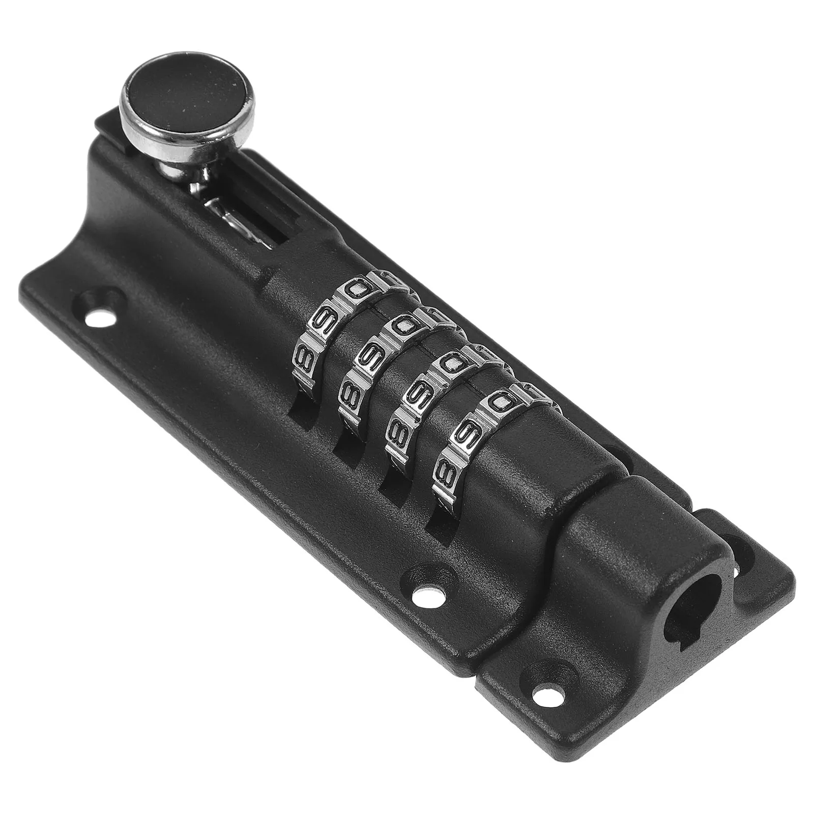 

Password Door Lock Slide Black 4 Combination Bolt for Doors Gates Fences Cupboards Sheds Anti Rust Fade