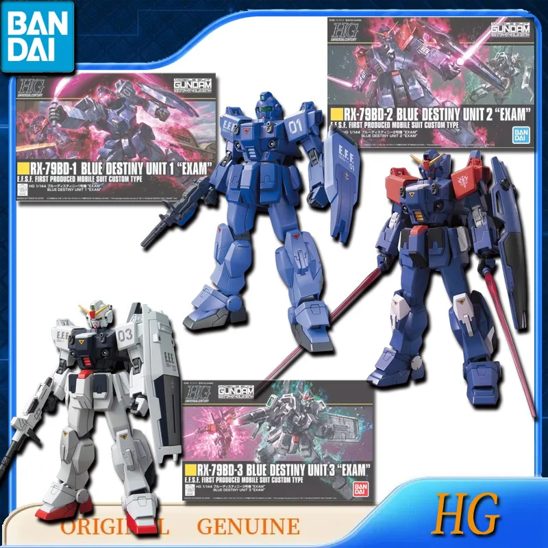 

Оригинальные модели одежды Bandai рт. Ст.-2 -3 BLUE DESTINY UNIT 1 2 3 Экшн-фигурки аниме экшн-Фигурки игрушки подарок сборка модель украшения