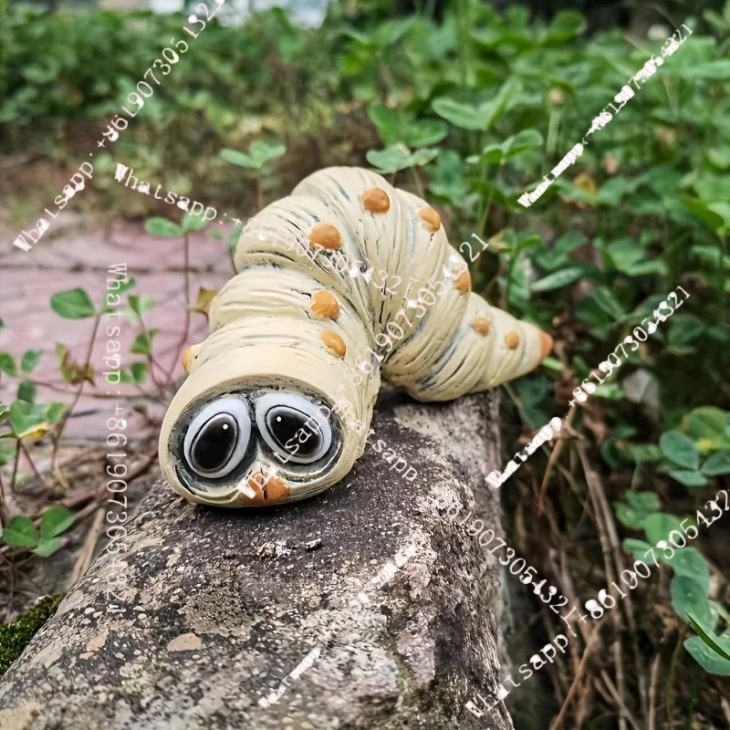 Worm Garden Art - Outdoor Decoration - Gardening Decoration Cute and Vibrant Worm Ornaments