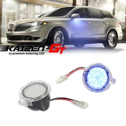 Under Side Mirror Puddle LED Lights For Ford Taurus Expedition Edge F150 Explorer Flex Raptor SVT & For Lincoln LS MKX Navigator