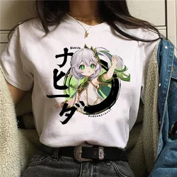 Y2k maglietta femminile Genshin Impact Kawaii Hu Tao Graphic Tees Xiao Kaedehara Kazuha T-Shirt Hip Hop top Harajuku Tshirt donna