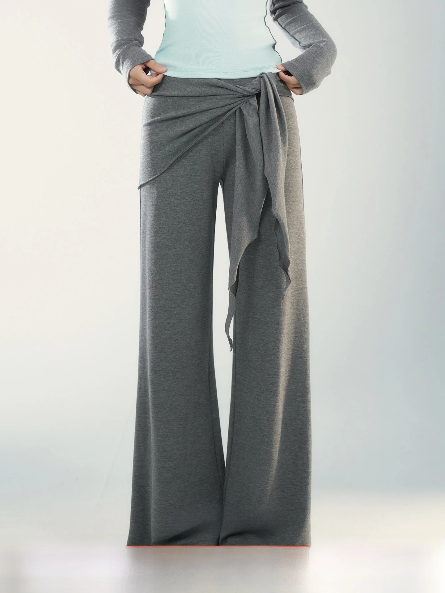 

Женские повседневные брюки с высокой талией и прямыми штанинами, весна 2026, новинка, универсальные, длинные, удобные, модные