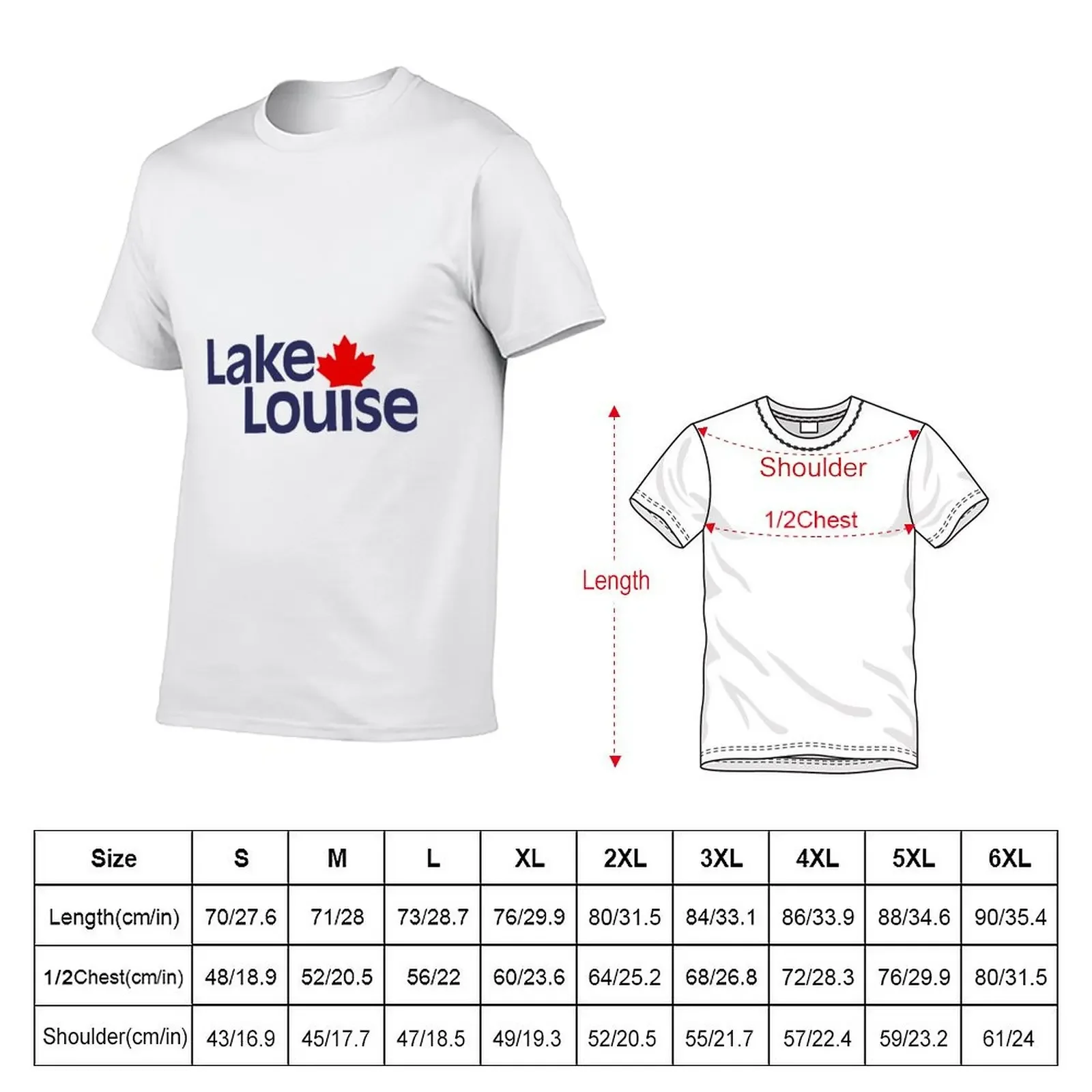 Lake Louise Canada T-Shirt customizeds for a boy graphics custom shirt cotton t shirt men