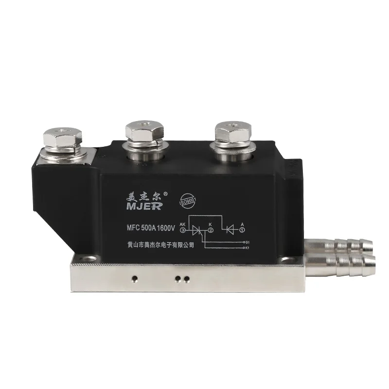 Single Phase Thyristor Module 500A 1600V Water Cooling Half Control Power Module MFC500A
