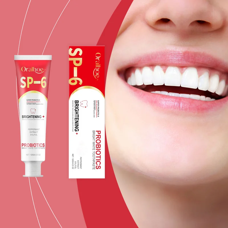 

Probiotic Whitening Toothpaste - Teeth Cleaning, Stain Minimization, Oral Care & Gentle Dental Hygiene Protection