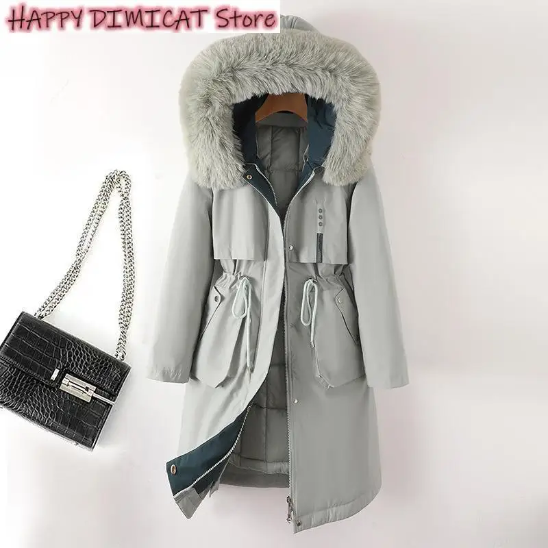 

Winter Coat Down Jacket Parka Women Thick Large Size Thick Long Overcome Female Coat of Cultivate One's Morality