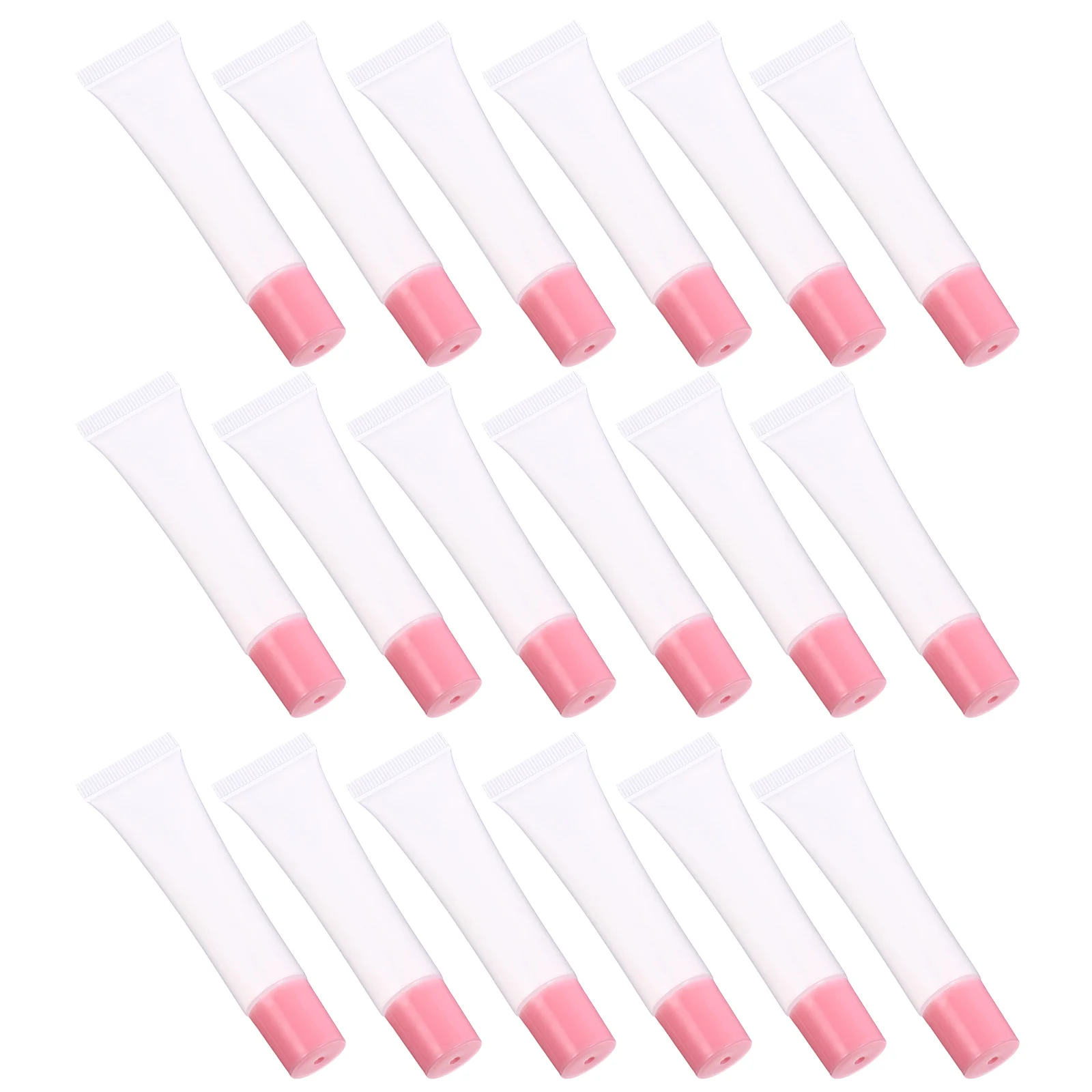 

50 Pcs Lip Gloss Tube Balm Pomade Tubes Refillable Packing Makeup Container Sample Tint