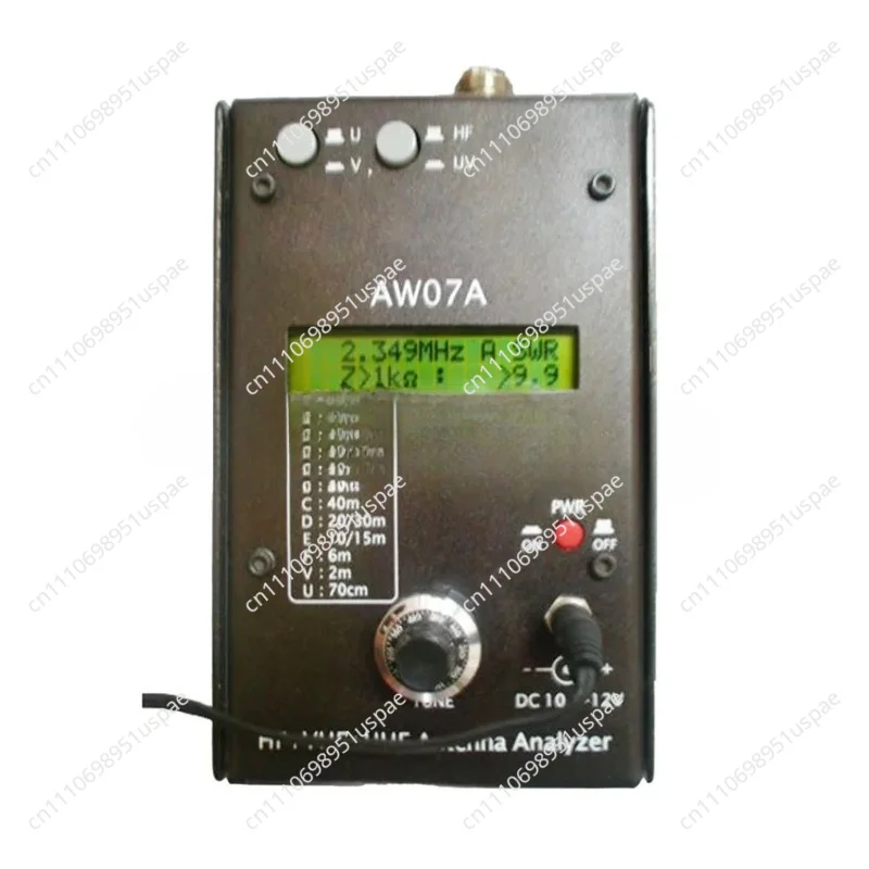 AW07A 1.5-490MHZ Antenna Analyzer HF+UV Spectrum Analyzers HF/VHF/UHF  Multiband SWR Antenna Meter Tester 160M Measure Tools
