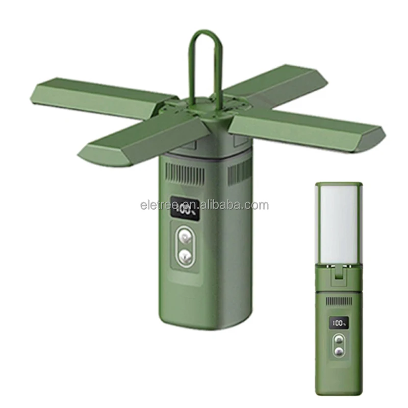 2025 New Hot Selling 7200Mah Power Bank Rechargeable Camping Lamp Emergency Bt Speaker With Led Lights