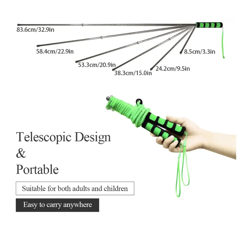 屋外大型調整可能なアウター 1 2 6 穴バブルロープダブルポールセットマジックシャボン玉子供のおもちゃレインボー折りたたみ式