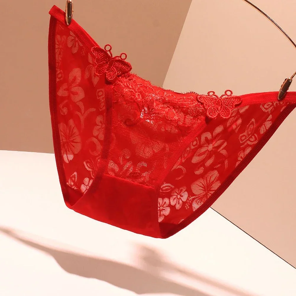 Lencería Sexy de Japón para mujer, Tanga transparente sin costuras, bragas de encaje fino de hielo