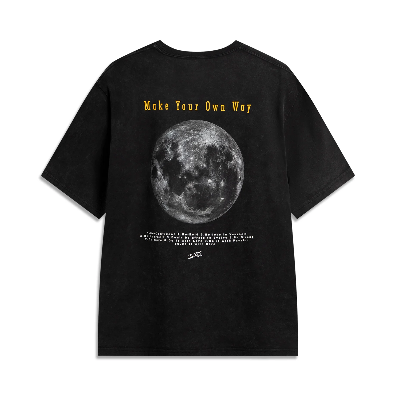Li-Ning Men's Wade Sports T-Shirt 100%Cotton Comfortable Breathable LiNing Stylish Leisure Short Sleeve Culture Tee Tops AHSV001 image 2