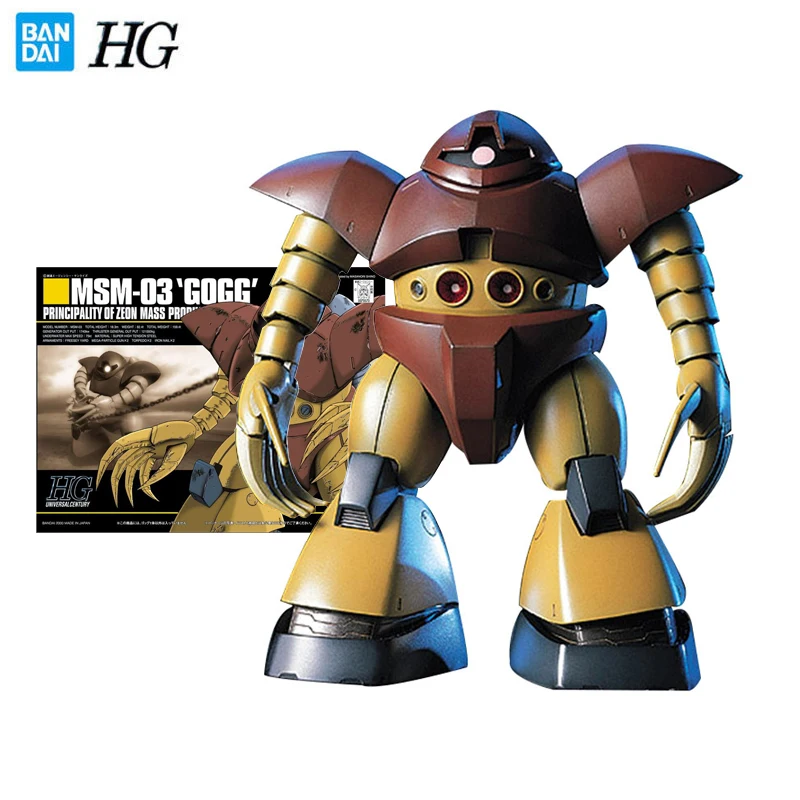 

Bandai Подлинная модель Gundam, гаражный комплект, серия HGUC 1/144, MSM-03 GOGG аниме Гундам, экшн-фигурка, игрушки для мальчиков, коллекционная игрушка