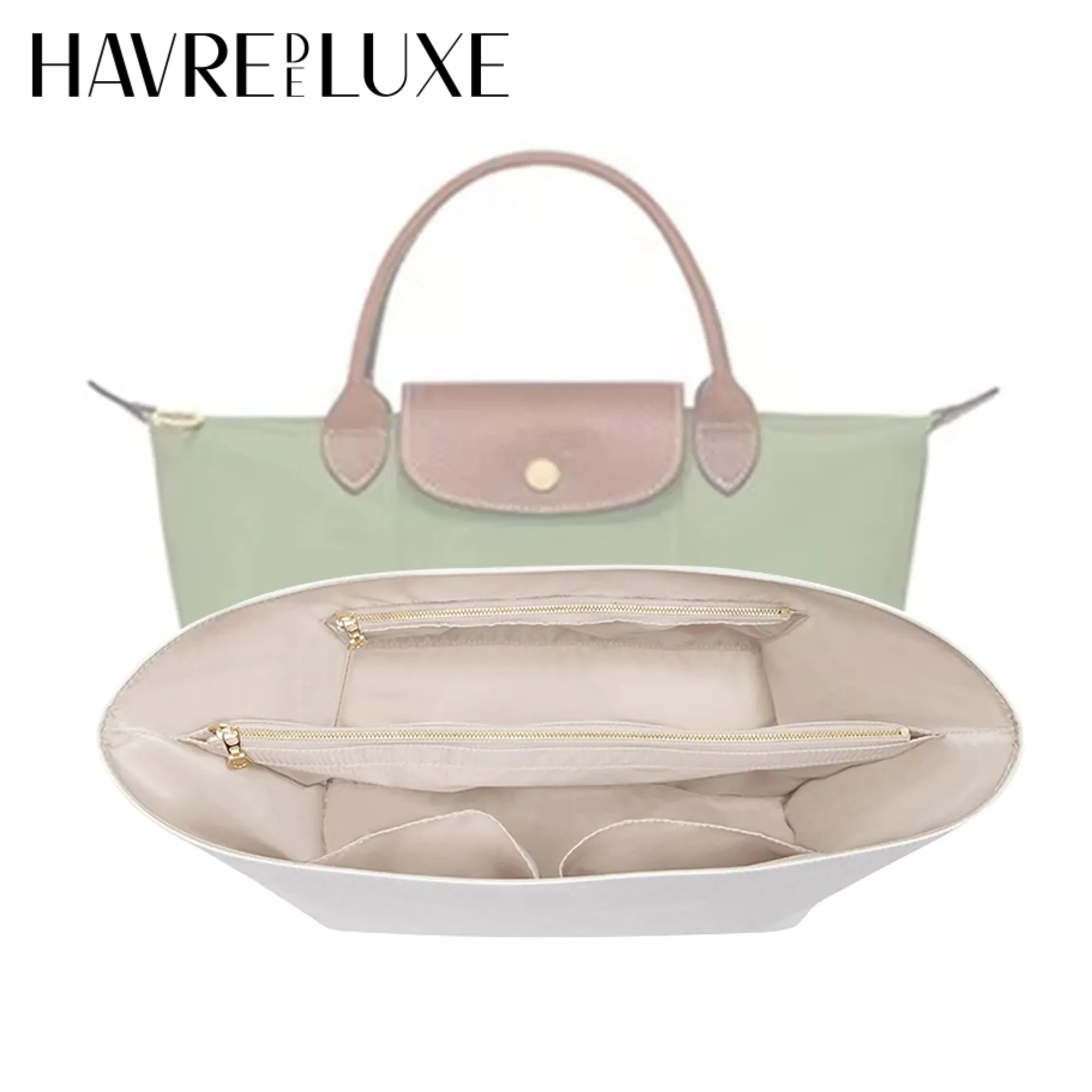 HAVREDELUXE сумка-органайзер для Longchamp, маленькая сумка, кошелек, вставка, сумка-тоут, сверхлегкая сумка для хранения бумаги Dupont