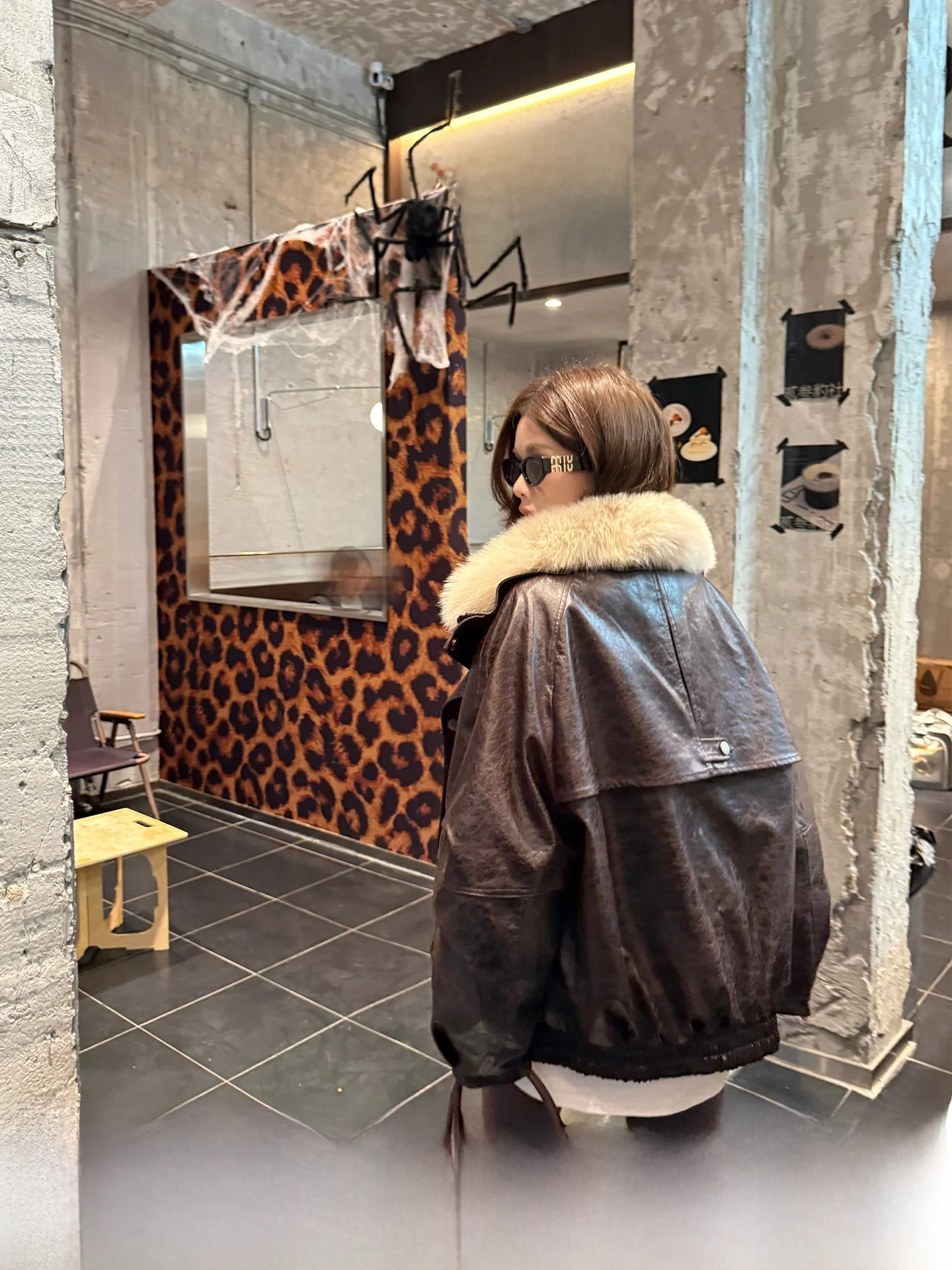 

Retro Fur Jaet Women's Sweet Cool Winter Parka Coat Thiened Long Sve Loose Fit Sle Whole Skin Available for Detach