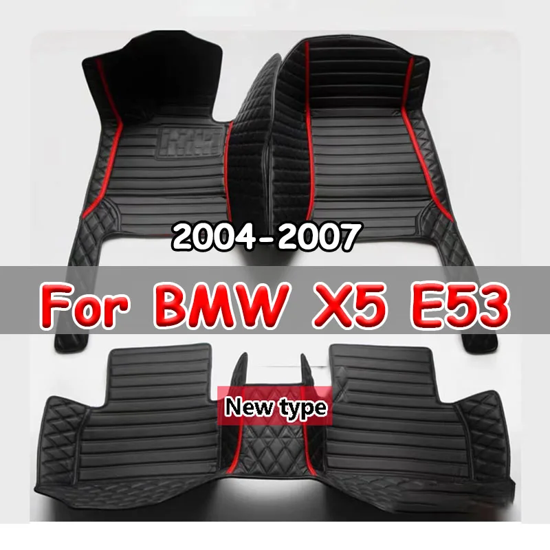 

Автомобильные напольные коврики для BMW X5 E53 2004 2005 2006 2007, индивидуальные автомобильные накладки для ног, чехол